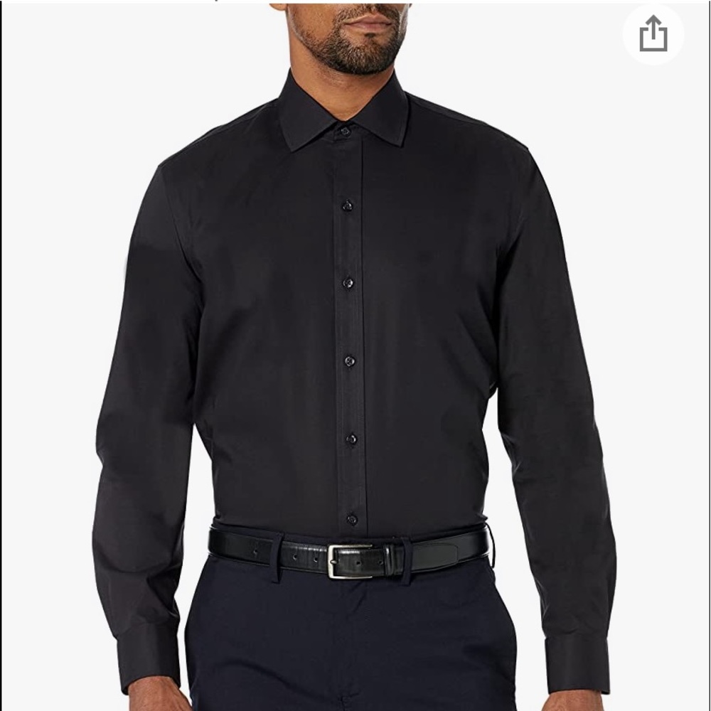 Buttoned Down Men’s Slim Fir Dress Shirt